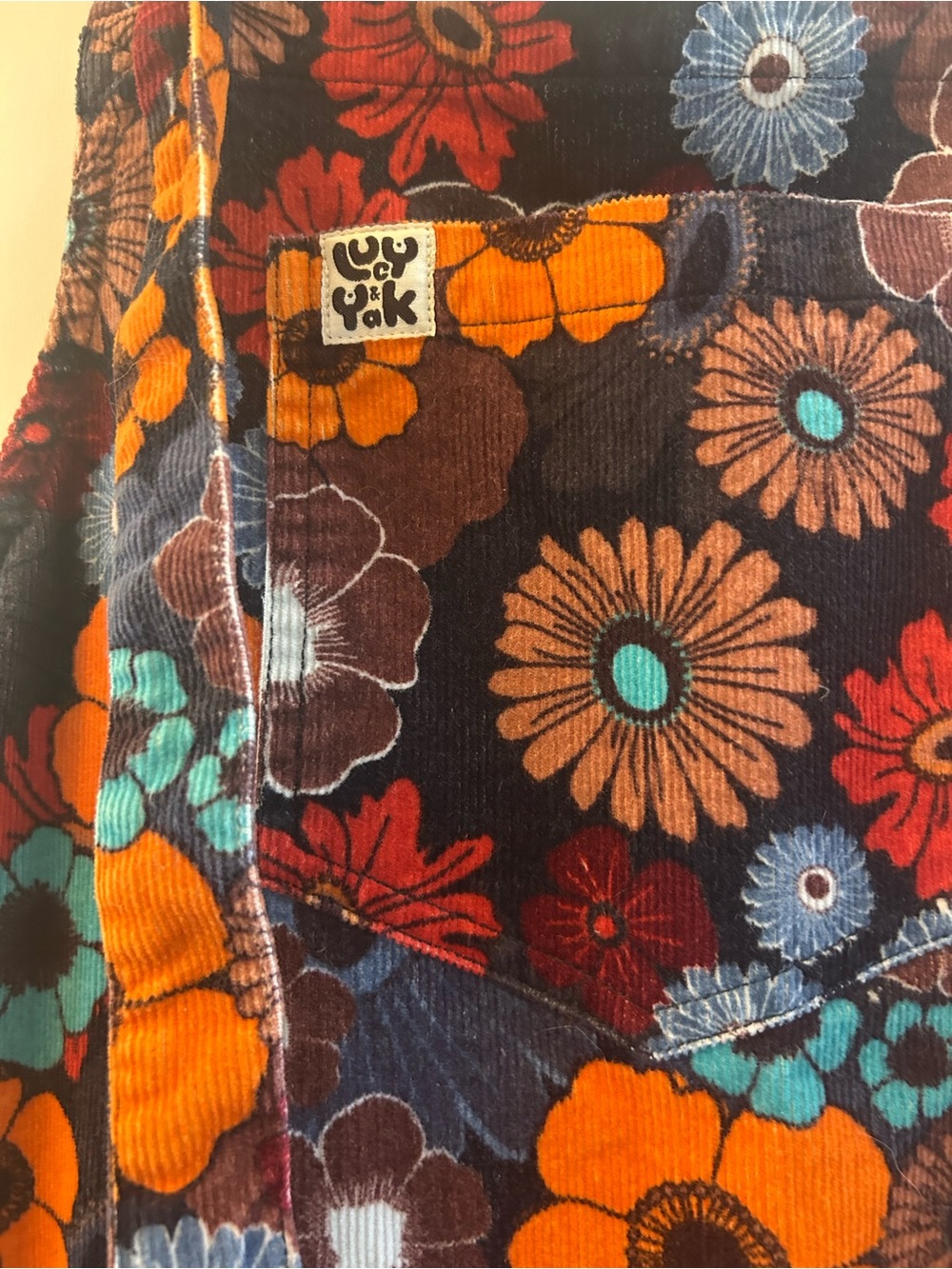 Lucy & Yak “Dawn” Freyja Pini Midi Corduroy Dress- Medium - Picture 3 of 9